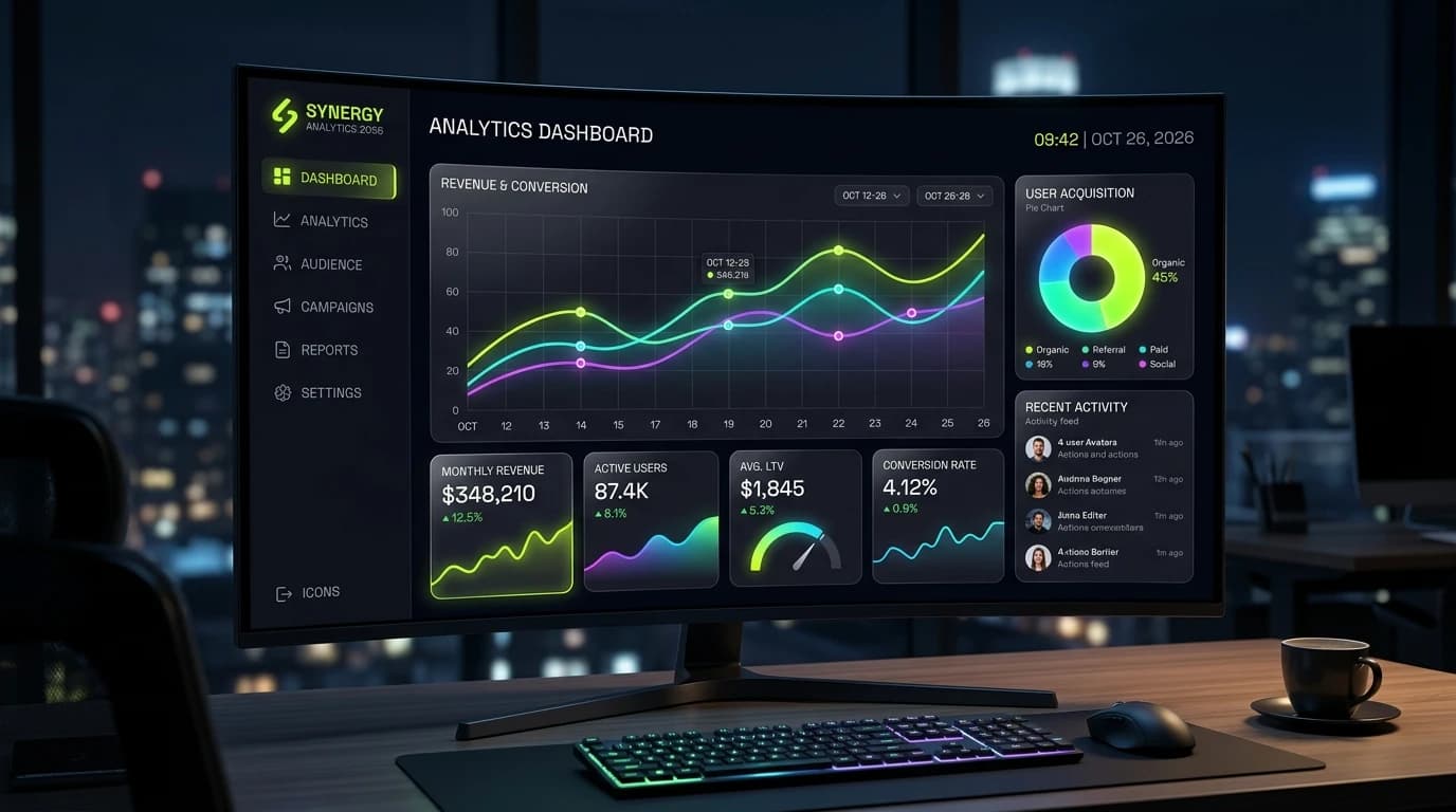 Labs Stdio 2026 Modern Dashboard